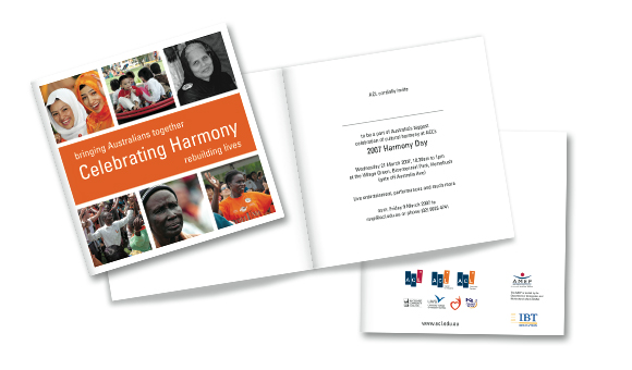 ACL Harmony Day Invite